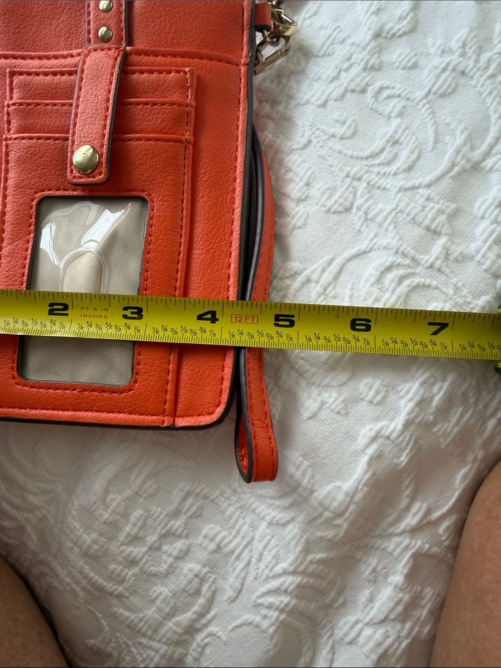 Orange Crossbody Phone Wallet - Unbranded